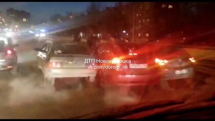 Три легковушки столкнулись на перекрестке в кузбасском городе