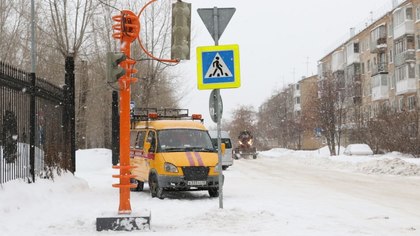 Светофоры появились на еще одном перекрестке проспекта Ленина в Кемерове