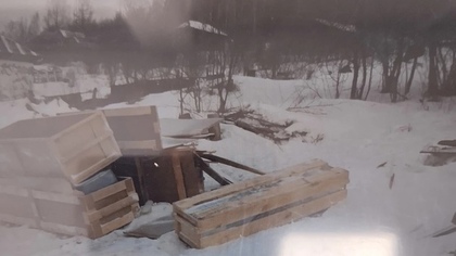 Жители Челябинской области нашли на улице цинковые гробы