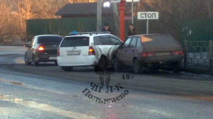 Тройное ДТП произошло около телецентра в кузбасском городе