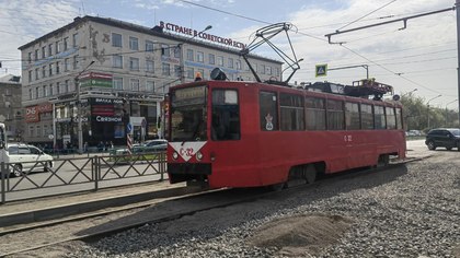 Технический запуск нового участка трамвайных путей прошел у новокузнецкого вокзала