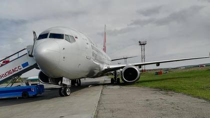 Самолет с 157 пассажирами выкатился за пределы полосы при попытке вылета из Новокузнецка