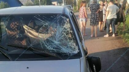 Автомобилист сбил велосипедиста на газоне в Киселевске