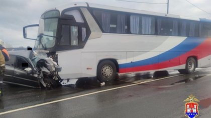 Девушка погибла в ДТП с автобусом в Калининградской области