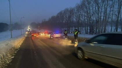 ГИБДД Кузбасса сообщила о восстановлении движения на трассе после ДТП с десятью машинами