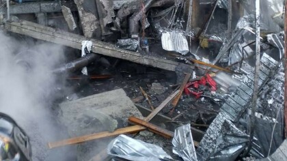Сторож пострадал при пожаре после взрыва котла в Иркутске