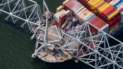Врезавшееся в мост в Балтиморе судно могло иметь проблемы с датчиками