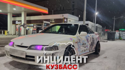 Момент жесткой аварии с "анимешным" автомобилем в Кемерове попал на видео
