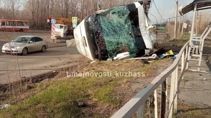 СК сообщил о пострадавших пассажирах в результате ДТП с автобусом в Новокузнецке
