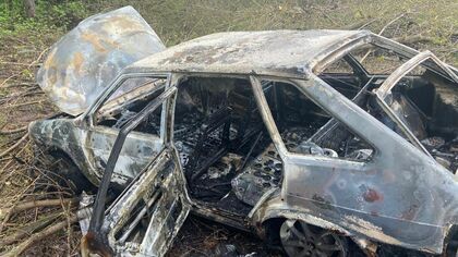 Угнавший  в Томске  автомобиль мужчина сжег его в Кемерове