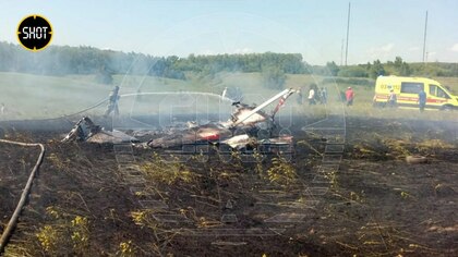 Три человека погибли при падении самолета в Татарстане