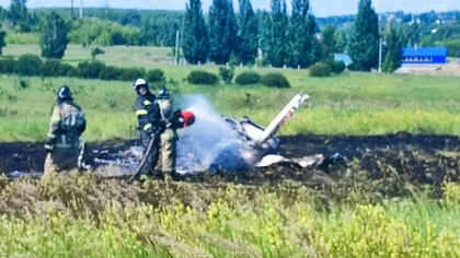 Мужчина выпрыгнул из падающего самолета в Татарстане в попытке спастись