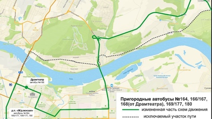 Схема движения части автобусов в Кемерове изменится из-за работ на Елыкаевском путепроводе