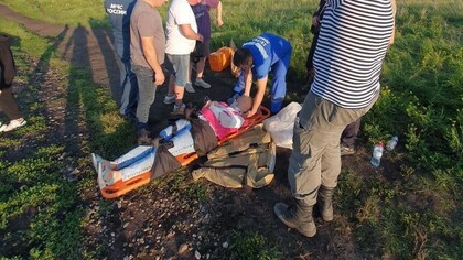 Парапланерист упал на туристку на горе в Башкирии