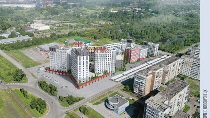 Власти показали 12 будущих многоэтажек на месте ТЦ "Сибирский городок" в Новокузнецке
