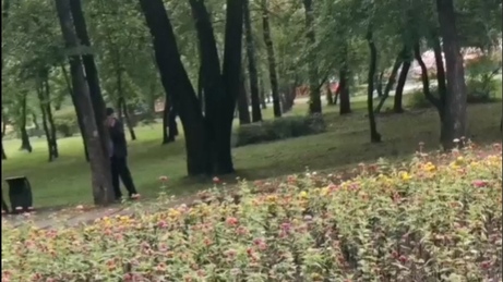 Онанист в авто