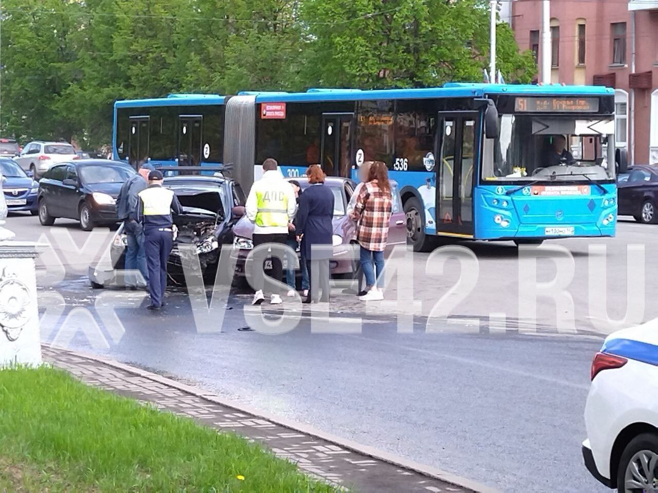 Кемеровчанин снял на видео ДТП с 